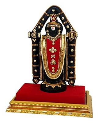 ESVAR STONECRAFT Venkateswara Thirupathi Balaji/ Tirupati Idol God Statue Showpiece 1