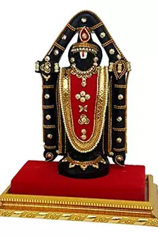 ESVAR STONECRAFT Venkateswara Thirupathi Balaji/ Tirupati Idol God Statue Showpiece