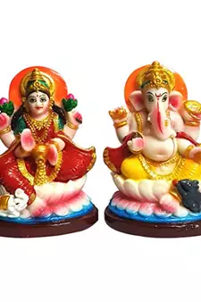 ESVAR STONECRAFT Kamal Laxmi Ganesh Murti