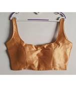 Banglory Silk Plain Stitched Blouse(38+4Inch Margin)