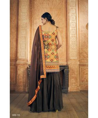 Multi Color Salwar Kameez With Dupatta Set 2