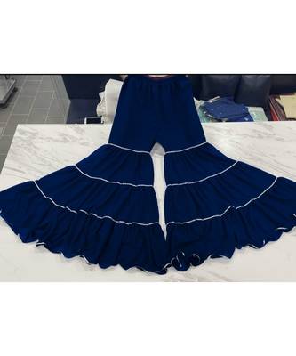 Blue Color Georgette Base Zari & Mirror Work Salwar Kameez With Dupatta 3
