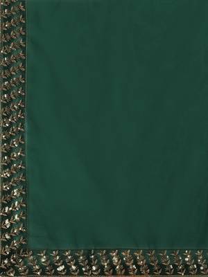 Green Printed Lehenga Choli With Un-stitched Blouse 7