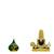 Holy Symbol Om on Peepal Leaf Lord Venkateswara Srinivasa Venkatachalapati God Tirupati Balaji Set of 2 Idol Statue