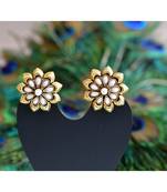 Antique pearl flower studs dj-06407