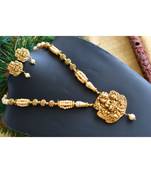 Antique designer pearl Lakshmi necklace set dj-06435