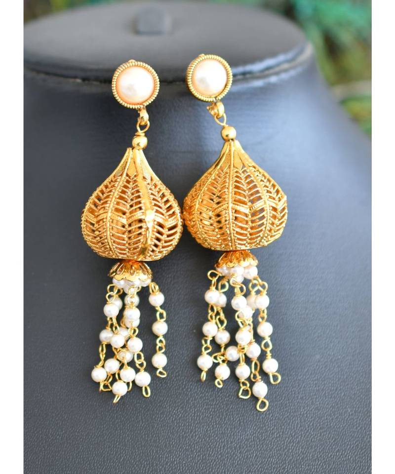 Antique designer pearl necklace set dj-06777