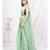 Light Mint Green Plain Ready to Wear Silk Saree WITH BLOUSE
