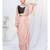 Old Rose Pink Plain Ready to Wear Silk Saree WITH BLOUSE