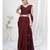 Rosewood Maroon Plain Ready to Wear Soft Silk Saree WITH BLOUSE