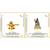 Lord Shiva-Shiv Golden Jyotirling-Shivling Shiva doing meditation (multicolour-Small) Set of 2 Idol Statue