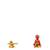 Lord Shiva-Shiv Golden Jyotirling-Shivling Hanuman Blessing (Small Size) Set of 2 Idol Statue for Home Office & Car