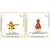 Lord Shiva-Shiv Golden Jyotirling-Shivling Hanuman Blessing (Small Size) Set of 2 Idol Statue for Home Office & Car