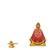 Lord Shiva-Shiv Golden Jyotirling-Shivling Khatu Shyam Ji Set of 2 Idol Statue for Home Office Car Dashboard & Gift