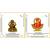 Mata Lakshmi (Maa Laxmi) (antique style) Sai Baba of Shirdi Blessing Murti Combo Set 2 Idol Statue Showpiece