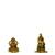 Mata Lakshmi (Maa Laxmi) (antique style) Sai Baba of Shirdi Blessing Murti Combo Set 2 Idol Statue Showpiece