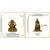 Mata Lakshmi (Maa Laxmi) (antique style) Sai Baba of Shirdi Blessing Murti Combo Set 2 Idol Statue Showpiece