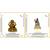Mata Lakshmi (Maa Laxmi) (antique style) Lord Shiva doing meditation (multicolour-Small) Set of 2 Idol Statue