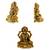 Mata Lakshmi (Maa Laxmi) (antique style) Saraswati Laxmi Lord Ganesha Set of 2 Idol Statue for Home Office Car & Gift