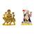 Mata Durga Maa Vaishno Devi (antique style) Kali (Small Size) Set of 2 Idol Statue for Home Office Car Dashboard & Gift