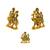 Mata Durga Maa Vaishno Devi (antique style) Kali (Small Size) Set of 2 Idol Statue for Home Office Car Dashboard & Gift