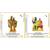 Lord Radha-Krishna Shri Krishn (antique style) Shiva Family Shiv Parivar Multicolour Set of 2 Idol Statue