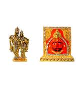 Lord Radha-Krishna Shri Krishn (antique style) Salasar Dham Balaji Set of 2 Idol Statue for Home Office Car & Gift