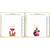Lord Ganesha Face (Pink) Mata Saraswati on Lotus Flower Set of 2 Idol Statue for Home Office Shop Car Dashboard & Gift