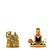 Lord Shiva Family Shiv Parivar (antique style) Venkateswara Srinivasa Tirupathi Balaji Swamy Set of 2 Idol Statue
