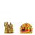 Lord Shiva Family Shiv Parivar (antique style) Lakshmi-Ganesha Laxmi Ganesh Darbar Set of 2 Idol Statue