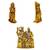 Lord Shiva Family Shiv Parivar (antique style) Lakshmi-Ganesha Laxmi Ganesh Darbar Set of 2 Idol Statue