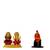 Lakshmi-Ganesha Laxmi Ganesh (Golden Meenakari) Sai Baba of Shirdi Blessing Murti Combo Set 2 Idol Statue Showpiece