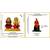 Lakshmi-Ganesha Laxmi Ganesh (Golden Meenakari) Sai Baba of Shirdi Blessing Murti Combo Set 2 Idol Statue Showpiece