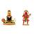 Lord Venkateswara Srinivasa Tirupathi Balaji Swamy Lord Hanuman Bajrang-Bali Idol Set 2 Idol Statue Suitable for Car