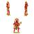 Lord Venkateswara Srinivasa Tirupathi Balaji Swamy Lord Hanuman Bajrang-Bali Idol Set 2 Idol Statue Suitable for Car