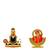Lord Venkateswara Srinivasa Tirupathi Balaji Swamy Sai Baba of Shirdi Blessing Murti Combo Set 2 Idol Statue Showpiece