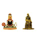 Lord Venkateswara Srinivasa Tirupathi Balaji Swamy Sai Baba of Shirdi Blessing Murti Combo Set 2 Idol Statue Showpiece