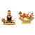 Lord Venkateswara Srinivasa Tirupathi Balaji Swamy Lord Hanuman Flying With Dronagiri Parvat Set of 2 Idol Statue