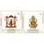 Lord Krishna (Murlidhar) on Swing Ganesha Lotus Flower Murti Set of 2 Idol Statue for Home Office Car Dashboard & Gift