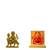 Maa Durga, Vaishno Devi, Sherawali Mata Salasar Dham Balaji Set of 2 Idol Statue for Home Office Car Dashboard & Gift