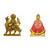 Maa Durga, Vaishno Devi, Sherawali Mata Khatu Shyam Ji Set of 2 Idol Statue for Home Office Shop Car Dashboard & Gift