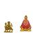 Maa Durga, Vaishno Devi, Sherawali Mata Khatu Shyam Ji Set of 2 Idol Statue for Home Office Shop Car Dashboard & Gift