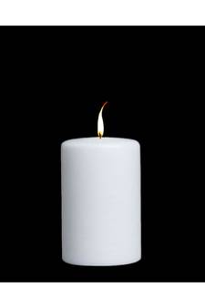 Atorakushon Smokeless And Dripless Scented Pillar Candles for Decorations Home Decor Festival Colour White Pack of 2