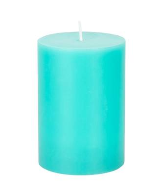 Atorakushon Smokeless And Dripless Scented Pillar Candles for Decorations Home Decor Festival Colour Firoza Pack of 2 2