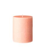 Atorakushon Smokeless And Dripless Scented Pillar Candles for Decorations Home Decor Festival Colour Peach Pack of 2