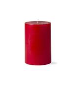 Atorakushon Smokeless And Dripless Scented Pillar Candles for Decorations Home Decor Festival Colour Red Pack of 2
