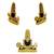 Lord Venkateswara God Tirupati Balaji Maa Durga of Vaishno Devi, Sherawali Mata (antique style) Set 2 Idols