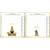 Lord Venkateswara God Tirupati Balaji Shiva doing meditation (multicolour-Small) Set of 2 Idols