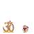 Holy Om Lord Ganesha and God Siddhi Vinayak Murti Combo Set of 2 Idol Statue for Home Office Shop Car Dashboard & Gift
