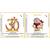 Holy Om Lord Ganesha and God Siddhi Vinayak Murti Combo Set of 2 Idol Statue for Home Office Shop Car Dashboard & Gift